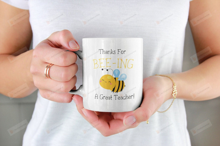 Thanks For Being A Great Teacher Mug, Teachers Day Appreciation Gifts, Gifts For Teachers From Students, Back To School Gifts