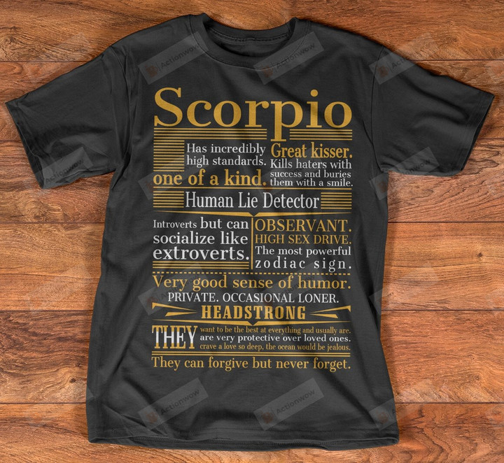 Scorpio Zodiac Shirts, Zodiac Sign, Zodiac Gifts, Birthday Gifts, Gifts For Birthday, Gifts For Her, Gifts For Him, Family Birthday Gifts