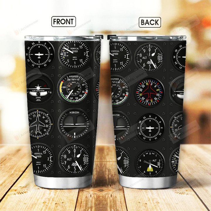 Pilot 20oz Tumbler, Gifts For Pilots, Gifts For Friends Dad Husband, Gifts For Him