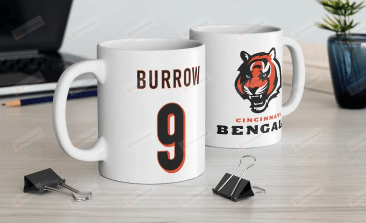 Joe Burrow Cincinnati Bengals Mug, Joe Burrow Mug, Goat Mug, Football Mug, Nfl Mug, Cincinnati Mug, Champs Mug, Burrow Mug, Bengals Mug, Cincinnati Bengals Mug