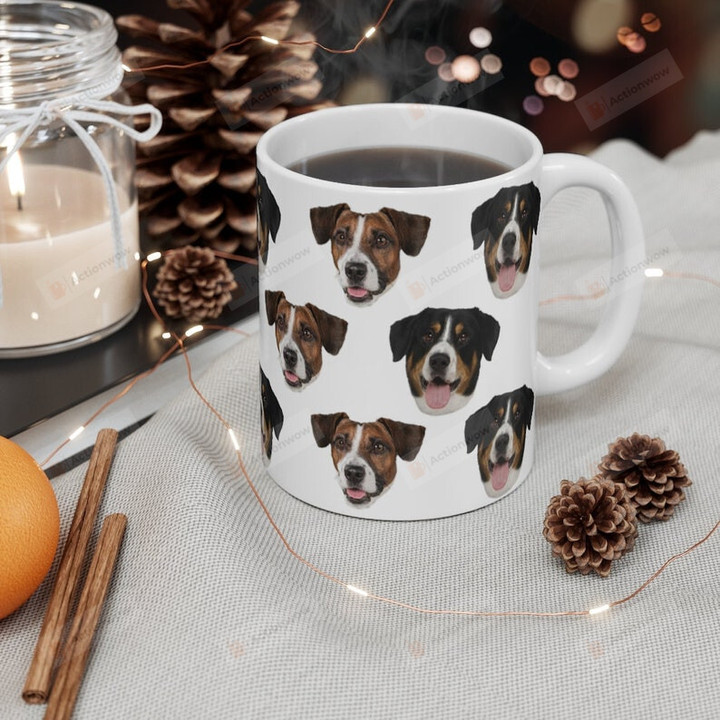 Custom Dog Portrait Mug, Dog Picture On Mug, Dog Lover Gifts Mug