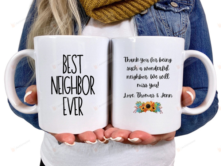 Best Neighbor Ever Mug, Neighbor Gift, Moving Away Gift, Good Neighbor Gifts, Neighbor Coffee Mug, Gifts For Neighbor