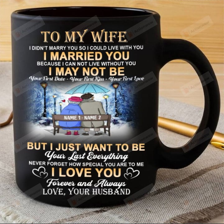 Personalized To My Wife Mug, Gift For Wife, Couple Mug, Gift On Birthday Anniversary Christmas