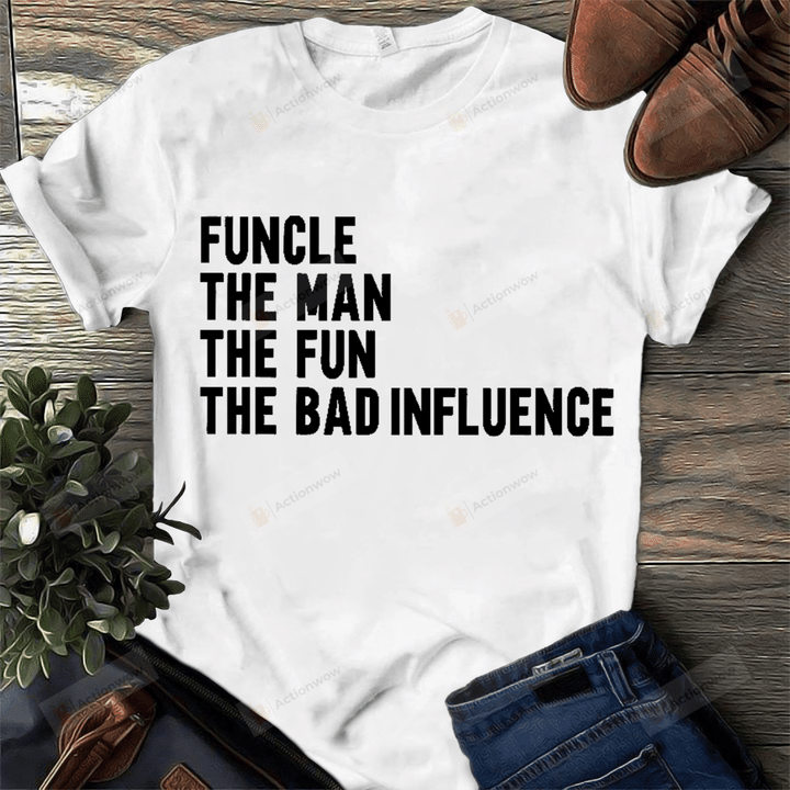 Funcle Shirt, Uncle Shirt, Family Shirt, New Uncle Shirt, Best Uncle Shirt, Favorite Uncle Shirt, Gift From Niece, Christmas Gift, Birthday Gift For Uncle