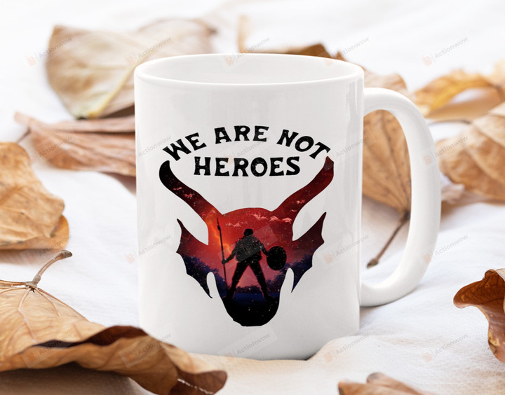 Hellfire Club Mug, Stranger Things Season 4 Coffee Mug, We Are Not Heroes Mug, Eddie Munson Gifts For Fan, Stranger Things Hell Devil Cup