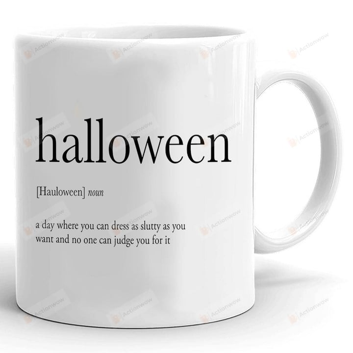 Halloween Definition Mug, Halloween Definition Dictionary, Halloween Mug, Gifts For Halloween
