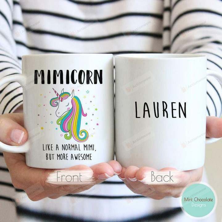 Personalized Mimicorn - Gift For Mimi Funny Gift For Mimi Mimi Unicorn Gift