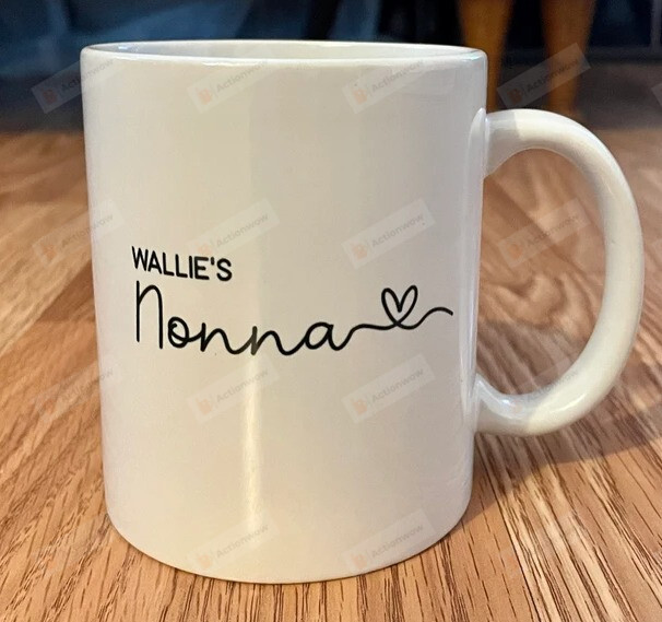 Personalized Nonna Mug, Nonna Gifts , Birthday Gift For Nonna Mug, Italian Grandma Coffee Mug, Ceramic Coffee Mug