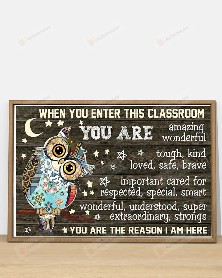 You Are Amazing, You Are The Reason I Am Here Horizontal Poster Home Decor Wall Art Print No Frame Or Canvas 0.75 Inch Frame Full-Size Best Gifts For Birthday, Christmas, Thanksgiving, Housewarming