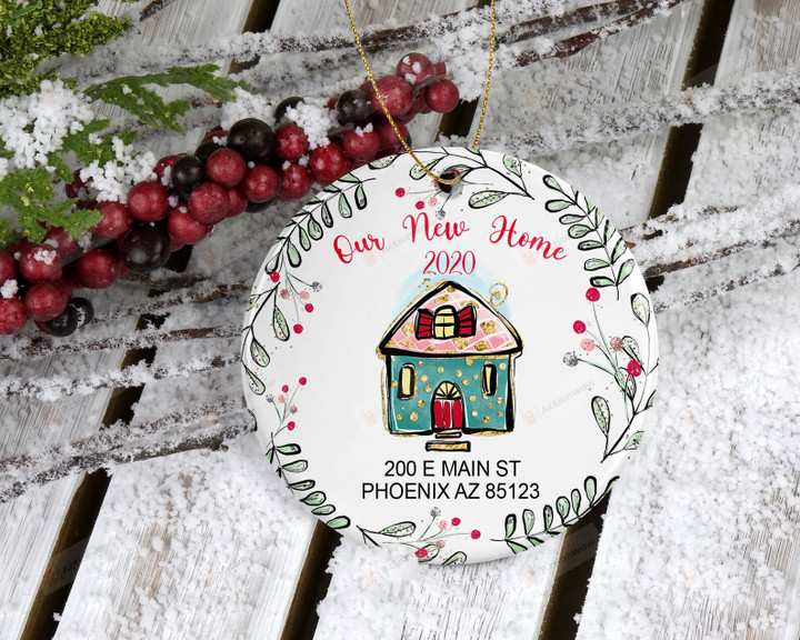 Personalized Our New Home Ornament, First Home Ornament, Welcome Home Gift Ornament