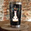 Llama Yoga Llamaste Stainless Steel Tumbler Perfect Gifts For Llama Lover Tumbler Cups For Coffee/Tea, Great Customized Gifts For Birthday Christmas Thanksgiving