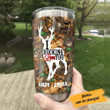 Personalized Deer Hunting I Bucking Love You Stainless Steel Tumbler Perfect Gifts For Hunting Lover Tumbler Cups For Coffee/Tea, Great Customized Gifts For Birthday Christmas Thanksgiving