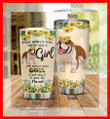Bulldog Once Upon A Time Stainless Steel Tumbler Perfect Gifts For Dog Lover Tumbler Cups For Coffee/Tea, Great Customized Gifts For Birthday Christmas Thanksgiving