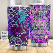 Personalized Spirit Of A Mermaid Stainless Steel Tumbler Perfect Gifts For Mermaid Lover Tumbler Cups For Coffee/Tea, Great Customized Gifts For Birthday Christmas Thanksgiving