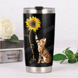 Bengal Cat You Are My Sunshine Stainless Steel Tumbler Perfect Gifts For Cat Lover Tumbler Cups For Coffee/Tea, Great Customized Gifts For Birthday Christmas Thanksgiving
