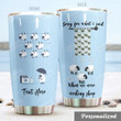 Personalized Sheep Sorry For What I Said Stainless Steel Tumbler Perfect Gifts For Sheep Lover Tumbler Cups For Coffee/Tea, Great Customized Gifts For Birthday Christmas Thanksgiving