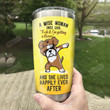 Boxer Dab A Woman Once Said I'm Getting A Boxer And She Lived Happily Ever After Stainless Steel Tumbler, Tumbler Cups For Coffee/Tea, Great Customized Gifts For Birthday Christmas Thanksgiving