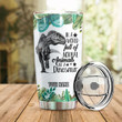 Personalized Be A Dinosaur Stainless Steel Tumbler Perfect Gifts For Dinosaur Lover Tumbler Cups For Coffee/Tea, Great Customized Gifts For Birthday Christmas Thanksgiving