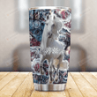 Personalized Horse Stainless Steel Tumbler Perfect Gifts For Horse Lover Tumbler Cups For Coffee/Tea, Great Customized Gifts For Birthday Christmas Thanksgiving
