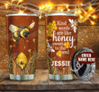 Personalized Bee Sweet To The Soul Honey Bee Hive Stainless Steel Tumbler Perfect Gifts For Bee Lover Tumbler Cups For Coffee/Tea, Great Customized Gifts For Birthday Christmas Thanksgiving