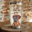 English Mastiff Dog When I Needed A Hand I Found Your Paw Stainless Steel Tumbler Perfect Gifts For Dog Lover Tumbler Cups For Coffee/Tea, Great Customized Gifts For Birthday Christmas Thanksgiving
