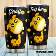 Personalized Giraffe Stainless Steel Tumbler Perfect Gifts For Giraffe Lover Tumbler Cups For Coffee/Tea, Great Customized Gifts For Birthday Christmas Thanksgiving