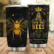 Bee They Need Us To Protect Stainless Steel Tumbler Perfect Gifts For Bee Lover Tumbler Cups For Coffee/Tea, Great Customized Gifts For Birthday Christmas Thanksgiving
