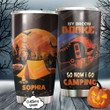 Personalized Halloween So Now I Go Camping Stainless Steel Tumbler Perfect Gifts For Camping Lover Tumbler Cups For Coffee/Tea, Great Customized Gifts For Birthday Christmas Thanksgiving Halloween