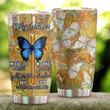 Butterfly Miracle Promise Worker Keeper Steel Tumbler Perfect Gifts For Butterfly Lover Tumbler Cups For Coffee/Tea, Great Customized Gifts For Birthday Christmas Thanksgiving