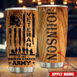 Personalized Us Army Veteran Stainless Steel Tumbler, Tumbler Cups For Coffee/Tea, Great Customized Gifts For Birthday Christmas Thanksgiving