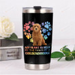 My Heart Is Held By The Paws Of A Goldendoodle Stainless Steel Tumbler, Tumbler Cups For Coffee/Tea, Great Customized Gifts For Birthday Christmas Thanksgiving