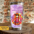 Personalized Aesthetic Hippie Girl Hippie Van She Has The Soul Of A Gypsy Stainless Steel Tumbler Perfect Gifts For Hippie Tumbler Cups For Coffee/Tea, Great Customized Gifts For Birthday Christmas Thanksgiving