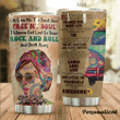 Personalized Hippie Give Me The Beat And Find My Soul Stainless Steel Tumbler Perfect Gifts For Hipppie Tumbler Cups For Coffee/Tea, Great Customized Gifts For Birthday Christmas Thanksgiving