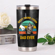 Best Maine Coon Dad Ever Vintage Background Stainless Steel Tumbler Perfect Gifts For Dog Lover Tumbler Cups For Coffee/Tea, Great Customized Gifts For Birthday Christmas Thanksgiving