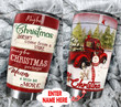 Personalized Maybe Christmas Doesn't Come From A Store Stainless Steel Tumbler Perfect Gifts For Red Truck Lover Tumbler Cups For Coffee/Tea, Great Customized Gifts For Birthday Christmas Thanksgiving