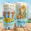 Personalized Giraffe Today I Choose To Be Happy Stainless Steel Tumbler Perfect Gifts For Giraffe Lover Tumbler Cups For Coffee/Tea, Great Customized Gifts For Birthday Christmas Thanksgiving