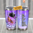 Personalized Black Girl Rose Black Woman Beautiful Magic Stainless Steel Tumbler Perfect Gifts For Daughter Girlfriend Wife Tumbler Cups For Coffee/Tea, Great Customized Gifts For Birthday Christmas Thanksgiving