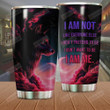 Wolf I Am Not Like Everyone Else Stainless Steel Tumbler Perfect Gifts For Wolf Lover Tumbler Cups For Coffee/Tea, Great Customized Gifts For Birthday Christmas Thanksgiving