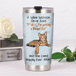 Bengal Cat She Lived Happily Ever After Stainless Steel Tumbler Perfect Gifts For Cat Lover Tumbler Cups For Coffee/Tea, Great Customized Gifts For Birthday Christmas Thanksgiving