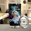 Shih Tzu Dog I Believe There Are Angels Among Us Stainless Steel Tumbler Perfect Gifts For Dog Lover Tumbler Cups For Coffee/Tea, Great Customized Gifts For Birthday Christmas Thanksgiving
