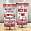 I Am a Swimming Teacher Stainless Steel Tumbler Perfect Gifts For Teacher Tumbler Cups For Coffee/Tea, Great Customized Gifts For Birthday Christmas Thanksgiving