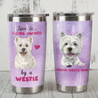 Westie Dog Proud Westie Mom Stainless Steel Tumbler Perfect Gifts For Dog Lover Tumbler Cups For Coffee/Tea, Great Customized Gifts For Birthday Christmas Thanksgiving