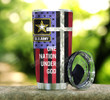 US Army One Nation Under God Stainless Steel Tumbler Perfect Gifts For Us Army Tumbler Cups For Coffee/Tea, Great Customized Gifts For Birthday Christmas Thanksgiving