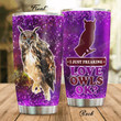 I Just Freaking Love Owl Stainless Steel Tumbler Perfect Gifts For Owl Lover Tumbler Cups For Coffee/Tea, Great Customized Gifts For Birthday Christmas Thanksgiving