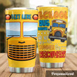 Personalized School Bus Driver Are Not Off For The Summer Stainless Steel Tumbler Perfect Gifts For School Bus Driver Tumbler Cups For Coffee/Tea, Great Customized Gifts For Birthday Christmas Thanksgiving