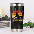 Classical Black Cat I Do What I Want Stainless Steel Tumbler Perfect Gifts For Cat Lover Tumbler Cups For Coffee/Tea, Great Customized Gifts For Birthday Christmas Thanksgiving