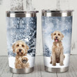 Labradoodle Dog On Snow I Found Your Paw Stainless Steel Tumbler Perfect Gifts For Dog Lover Tumbler Cups For Coffee/Tea, Great Customized Gifts For Birthday Christmas Thanksgiving