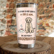 A Woamn Cannot Survive On Coffee Alone She Also Needs A Goldendoodle Stainless Steel Tumbler, Tumbler Cups For Coffee/Tea, Great Customized Gifts For Birthday Christmas Thanksgiving