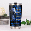 Wolf Pain Is Your Friend Pain Is Your Ally Stainless Steel Tumbler Perfect Gifts For Wolf Lover Tumbler Cups For Coffee/Tea, Great Customized Gifts For Birthday Christmas Thanksgiving
