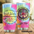 Personalized Hippie Every Little Thing Is Gonna Be Alright Stainless Steel Tumbler Perfect Gifts For Hippie Lover Tumbler Cups For Coffee/Tea, Great Customized Gifts For Birthday Christmas Thanksgiving